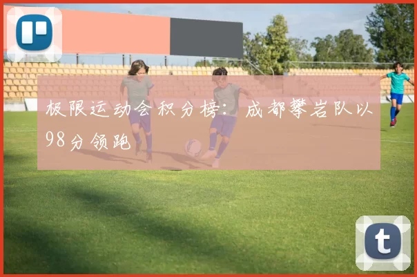 极限运动会积分榜：成都攀岩队以98分领跑